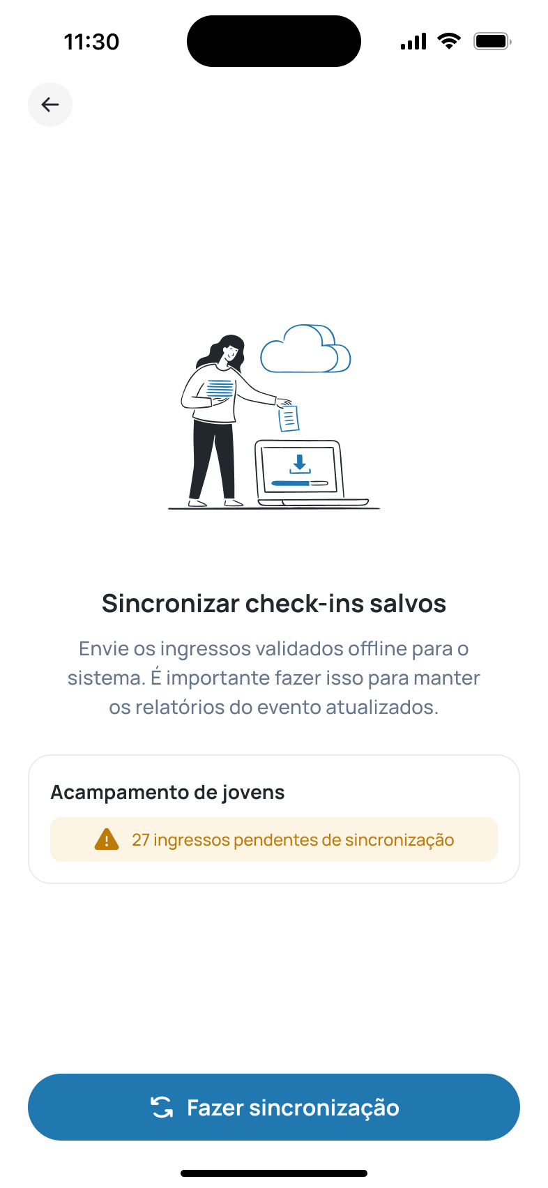 Envio de pendências